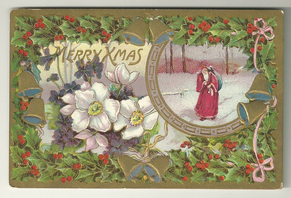 Richly Colored Gottschalk, Dreyfuss & Davis Christmas Postcard Richly Colored Gottschalk, Dreyfuss & Davis Christmas Postcard