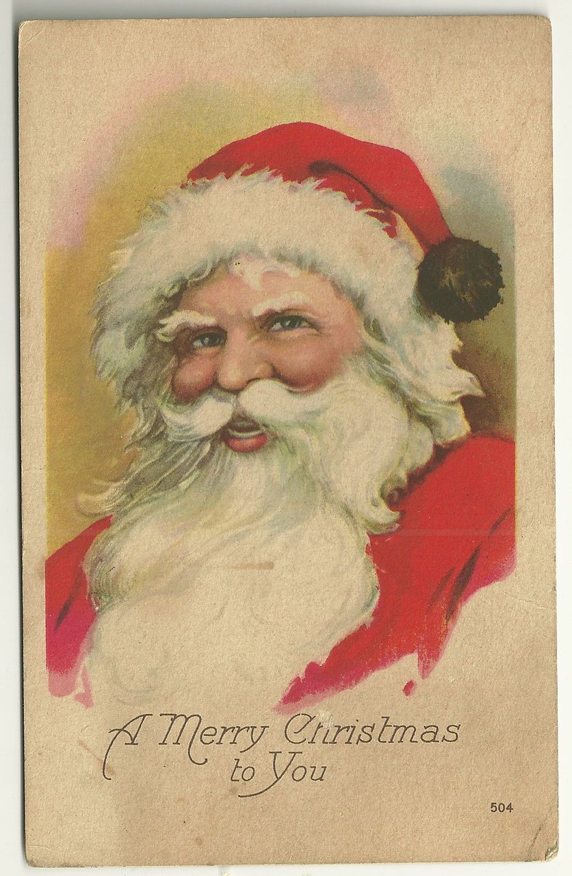 1921 Santa Postcard 1921 Santa Postcard