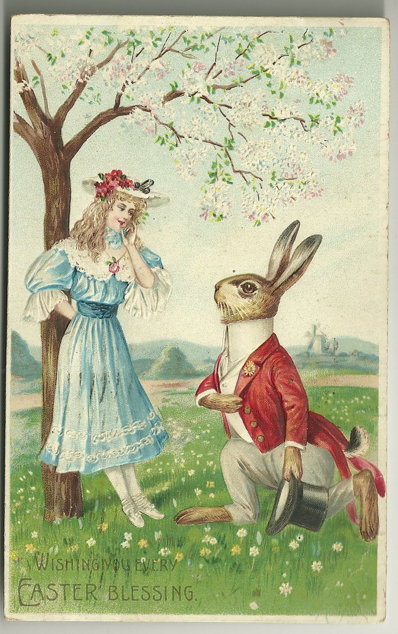 Easter Postcard - Alice in Wonderland? Easter Postcard - Alice in Wonderland?