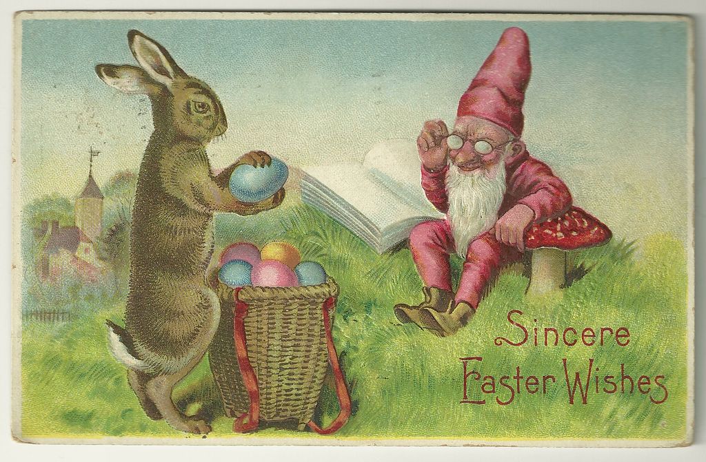 Easter Gnome Postcard Easter Gnome Postcard