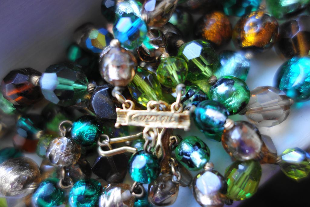 Hattie Carnegie Signed Multi-Strand Necklace Hattie Carnegie Signed Multi-Strand Necklace