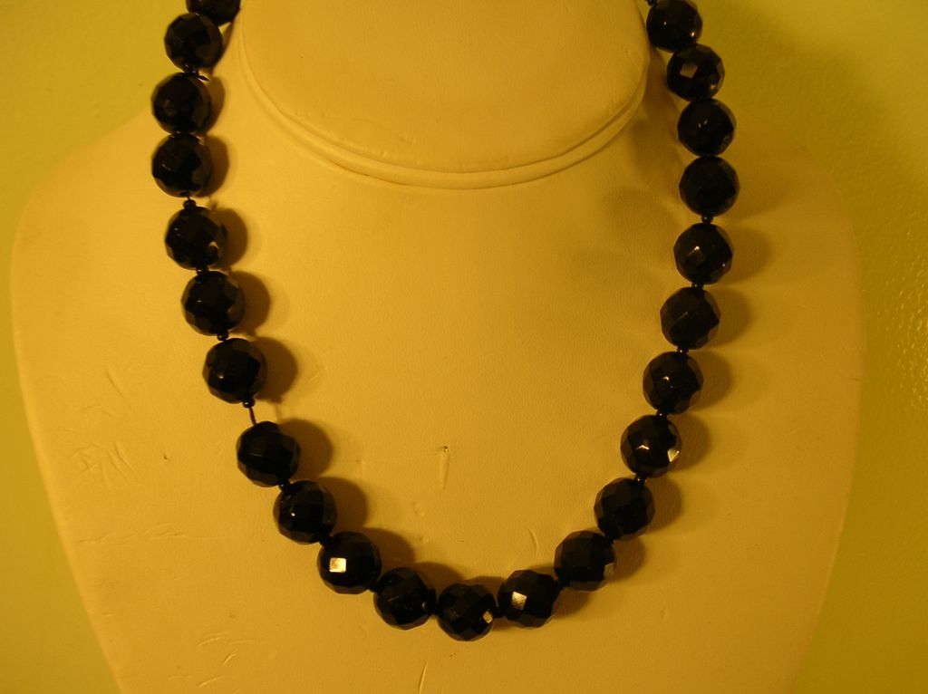 Vintage "Miriam Haskell" Necklace Black Swarovski Crystal Vintage "Miriam Haskell" Necklace Black Swarovski Crystal