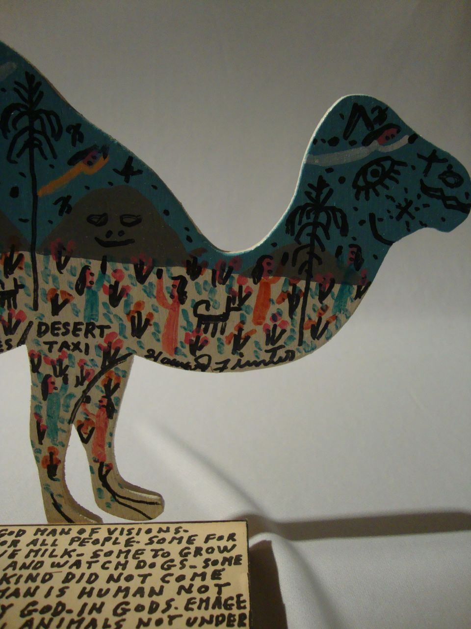 The Desert Taxi (Camel) by legendary Howard Finster The Desert Taxi (Camel) by legendary Howard Finster