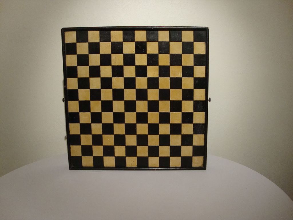Game board with drawers; black and yellow. Game board with drawers; black and yellow.