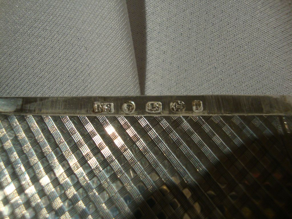 English Victorian Sterling Card Case English Victorian Sterling Card Case