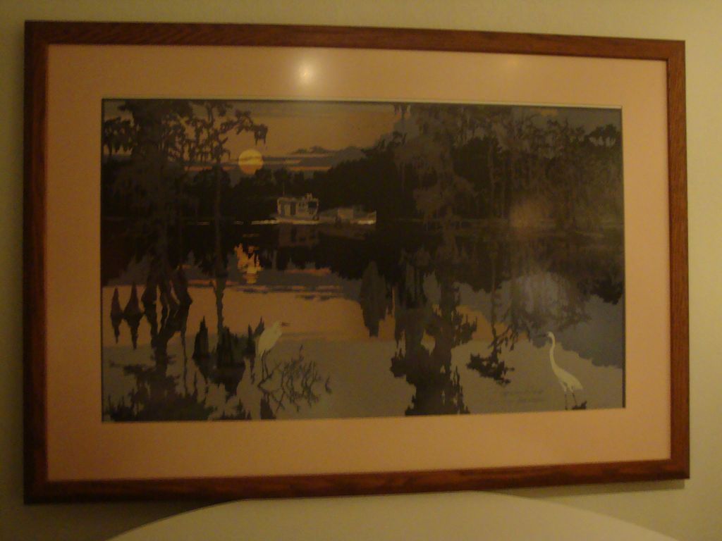 Cypress Swamp – Serigraph by Ron Picou Cypress Swamp – Serigraph by Ron Picou