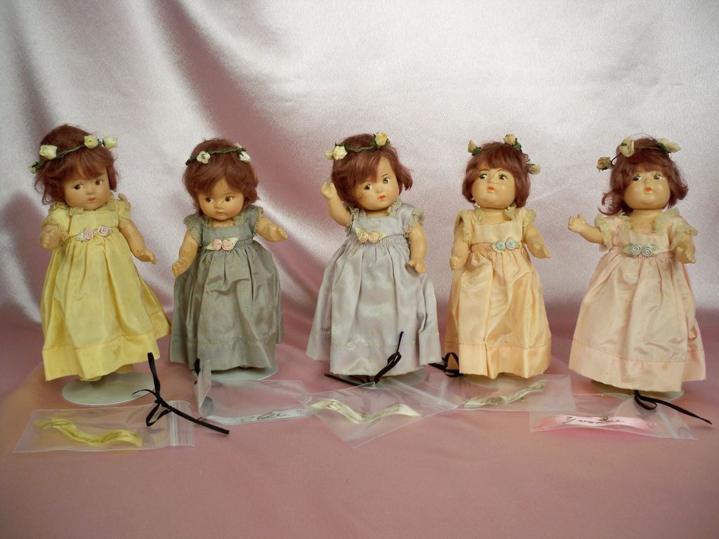 Dionne / Princess Elizabeth Madame Alexander Quintuplets 1930s Composition 8 in, Bonus Material Dionne / Princess Elizabeth Madame Alexander Quintuplets 1930s Composition 8 in, Bonus Material