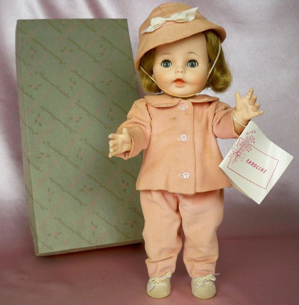 1960s Madame Alexander Caroline Kennedy with Box 4930 and Tagged Pink Outfit 14 inch 1960s Madame Alexander Caroline Kennedy with Box 4930 and Tagged Pink Outfit 14 inch