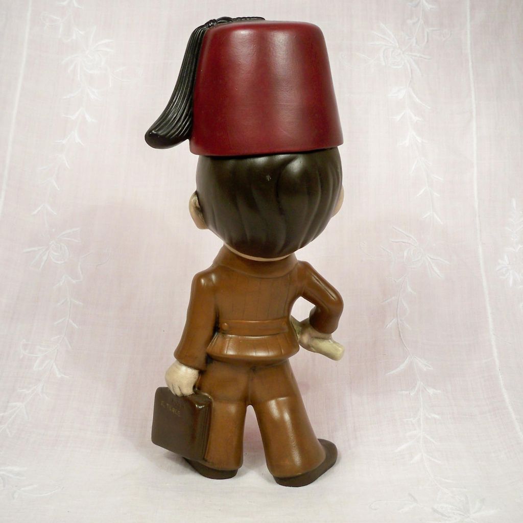 12'1/2" OOAK Bobb the Shriner, 1982, Ceramic 12'1/2" OOAK Bobb the Shriner, 1982, Ceramic
