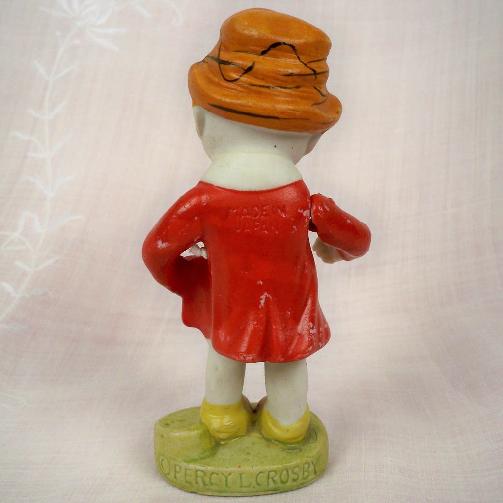 Vintage Skippy and Dutch Girl Porcelain Figurine, Early 20th Century Vintage Skippy and Dutch Girl Porcelain Figurine, Early 20th Century