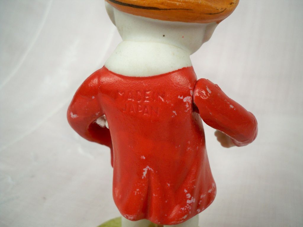 Vintage Skippy and Dutch Girl Porcelain Figurine, Early 20th Century Vintage Skippy and Dutch Girl Porcelain Figurine, Early 20th Century