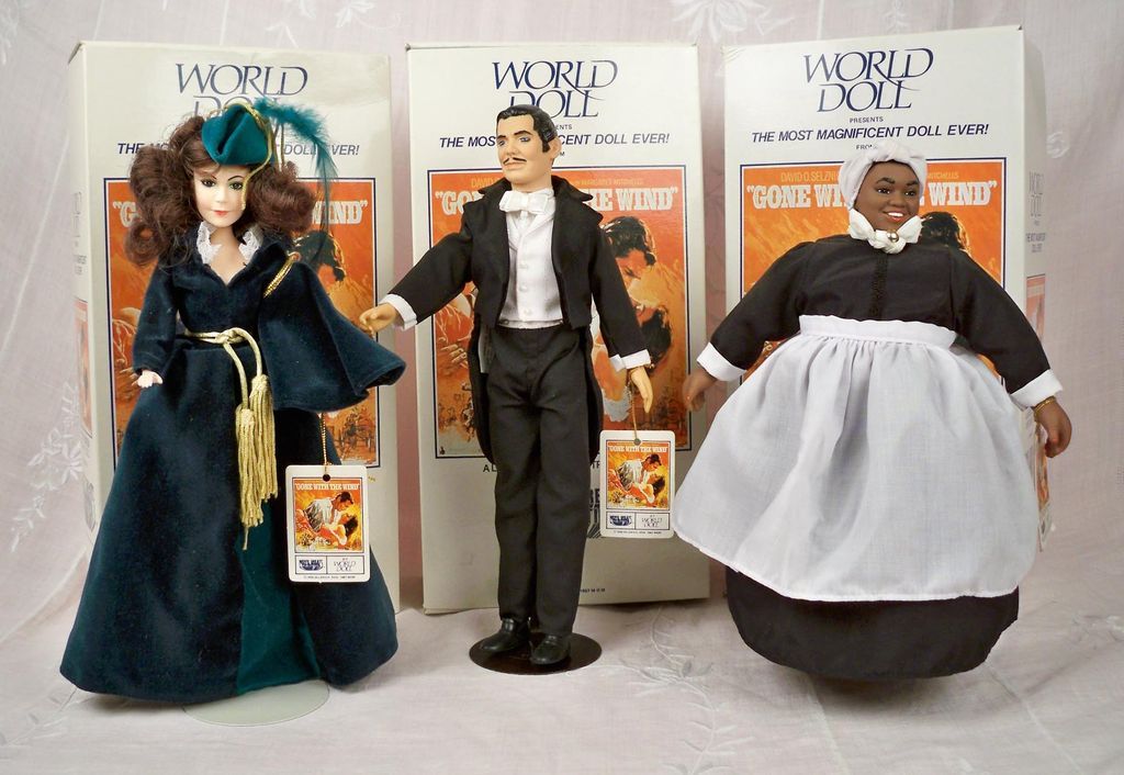 Scarlett, Rhett, Mammy, 1967 Gone with the Wind World Dolls, Tagged and MIB Scarlett, Rhett, Mammy, 1967 Gone with the Wind World Dolls, Tagged and MIB