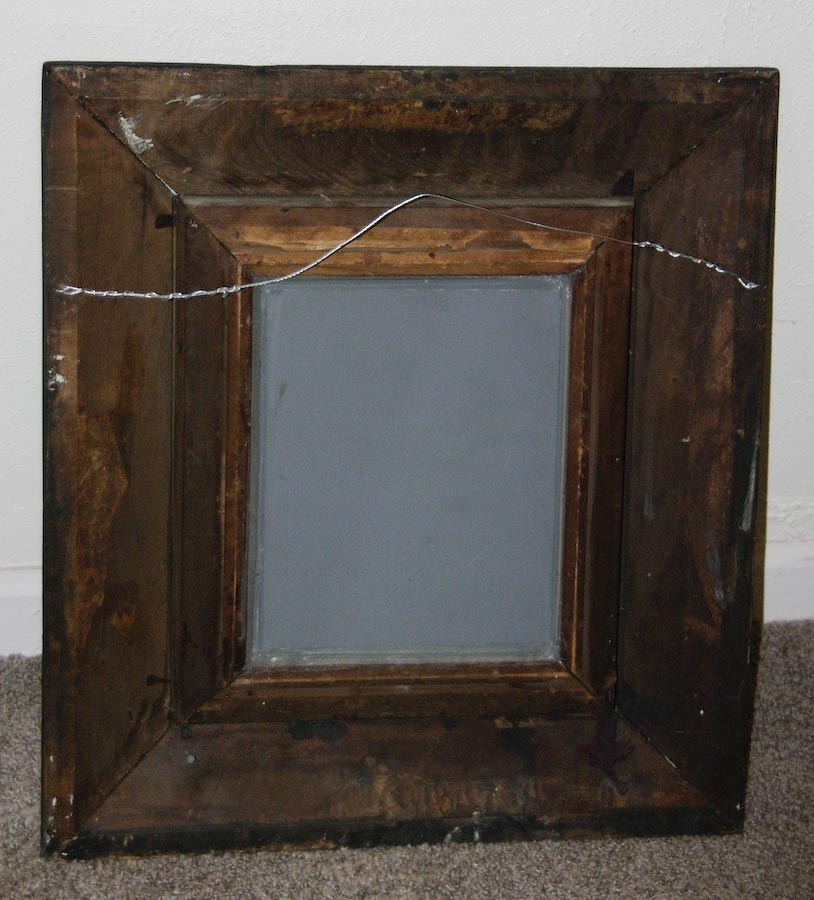 Outstanding Victorian Wood and Gilt Wall Mirror Outstanding Victorian Wood and Gilt Wall Mirror