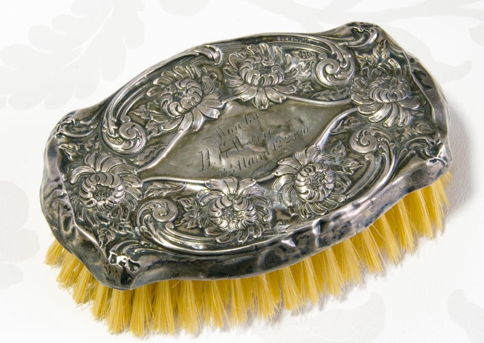 Pair of Gentleman's Sterling Silver Brushes Pair of Gentleman's Sterling Silver Brushes