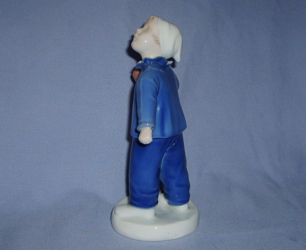 Bing & Grondahl #2251 "Who is Calling" Boy Figurine Denmark B&G Bing & Grondahl #2251 "Who is Calling" Boy Figurine Denmark B&G