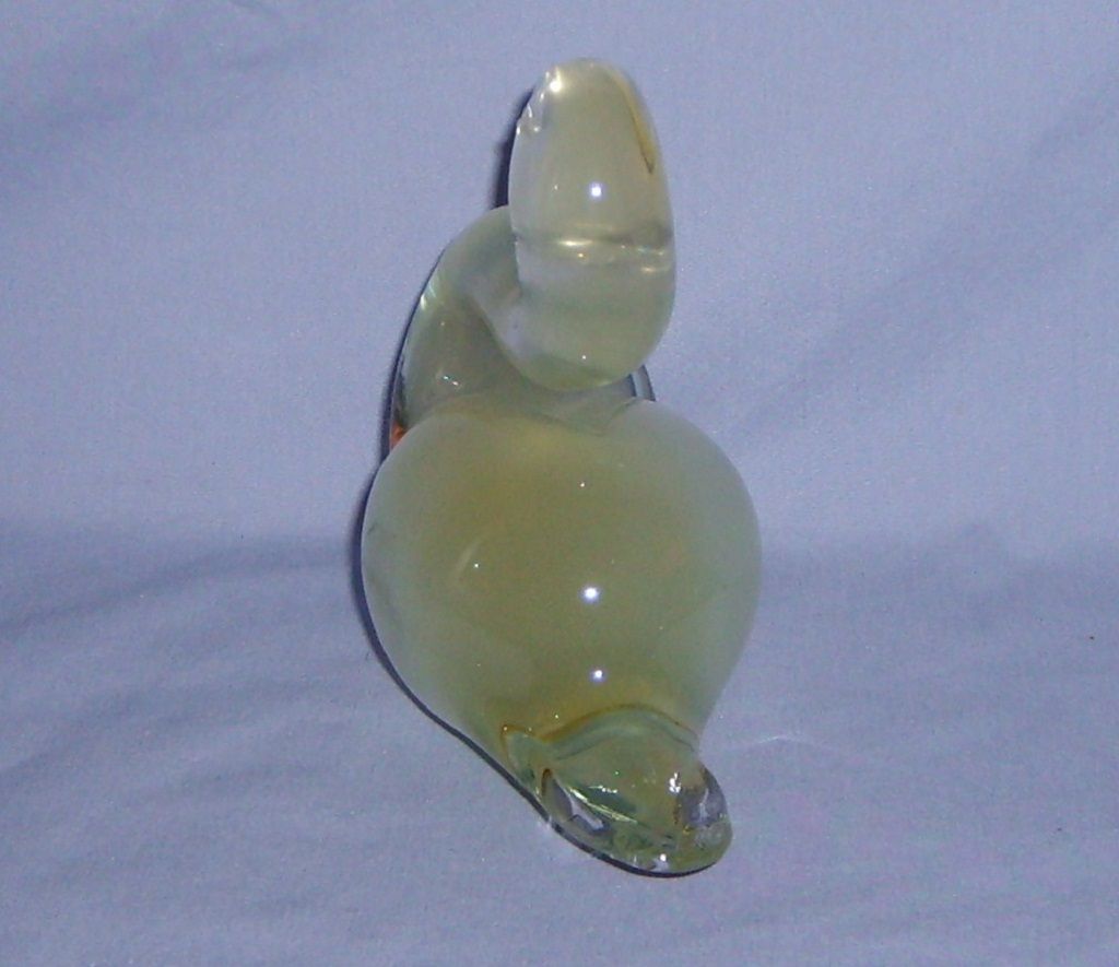 Murano Italian Glass Seguso Opalescent duck Vintage Italy Murano Italian Glass Seguso Opalescent duck Vintage Italy