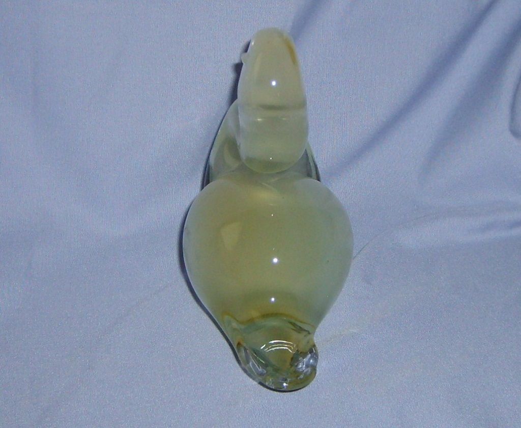 Murano Italian Glass Seguso Opalescent duck Vintage Italy Murano Italian Glass Seguso Opalescent duck Vintage Italy