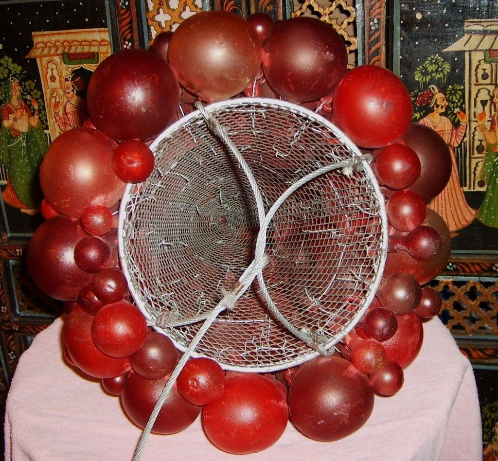 Czech Fruit Glass Lamp Shade Huge Vintage Bohemian Czech Fruit Glass Lamp Shade Huge Vintage Bohemian