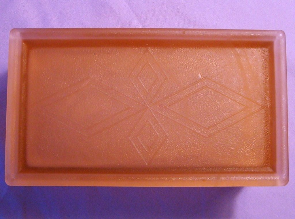 Art Deco Pink Satin Glass Tiffin Lady Dresser Box Sports Powder Jar Frosted Art Deco Pink Satin Glass Tiffin Lady Dresser Box Sports Powder Jar Frosted