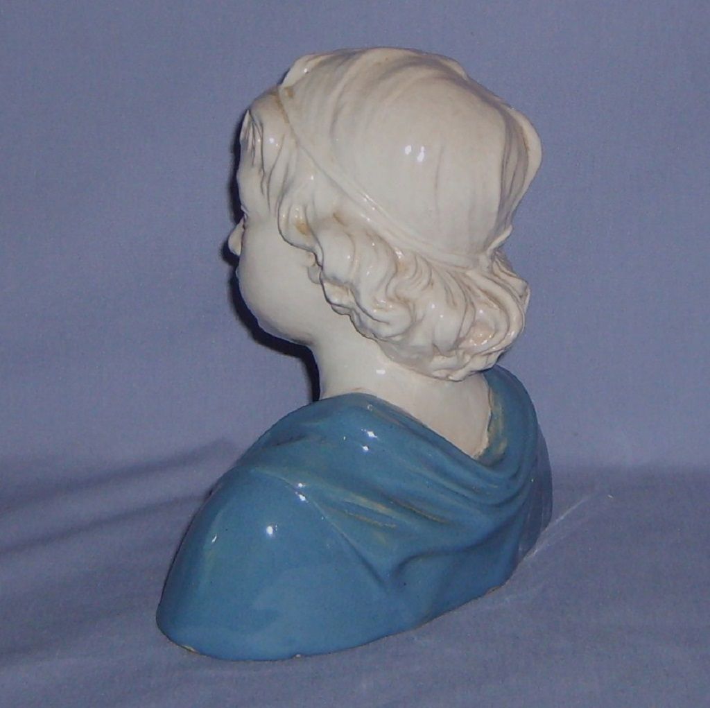 Zaccagnini Italian Pottery Bust Boy UFMZ Vintage Zaccagnini Italian Pottery Bust Boy UFMZ Vintage
