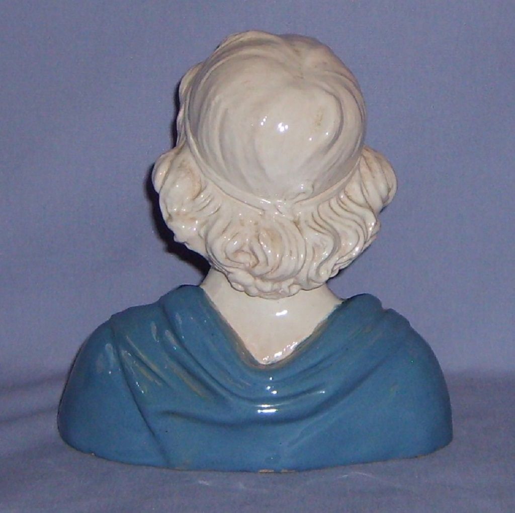 Zaccagnini Italian Pottery Bust Boy UFMZ Vintage Zaccagnini Italian Pottery Bust Boy UFMZ Vintage
