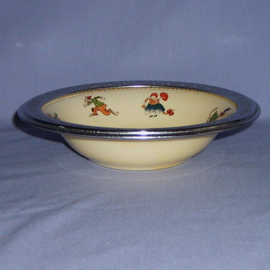 Uncle Wiggily Childrens Bowl Sebring Pottery Co. Farberware Uncle Wiggily Childrens Bowl Sebring Pottery Co. Farberware
