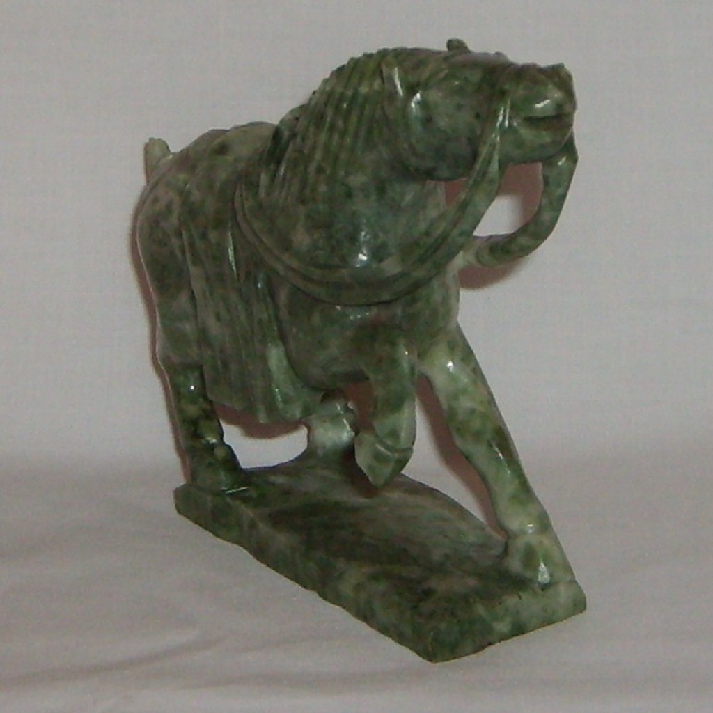 Carved Jade Horse Chinese Large 5" long Carved Jade Horse Chinese Large 5" long