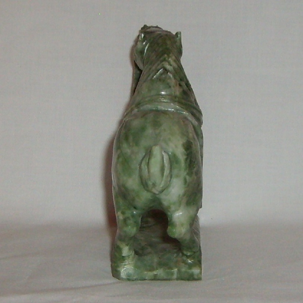Carved Jade Horse Chinese Large 5" long Carved Jade Horse Chinese Large 5" long