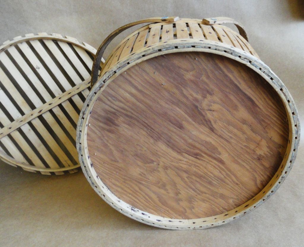 Scarce Early 1900's Midwestern Pie Basket Scarce Early 1900's Midwestern Pie Basket