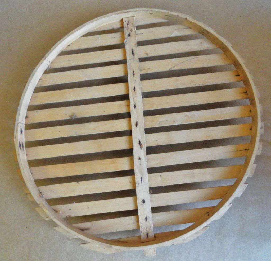 Scarce Early 1900's Midwestern Pie Basket Scarce Early 1900's Midwestern Pie Basket
