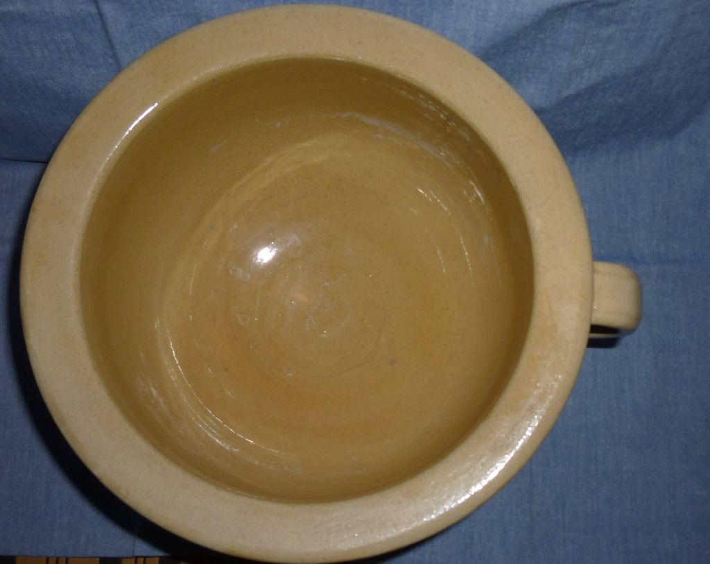 Yellow ware potty Yellow ware potty