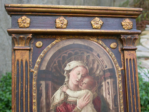 French 19 century antique wood religious sculpture Angel our lady sculpture gothic gold gilt ornate antique religious Baby virgin mary painting lithography French 19 century antique wood religious sculpture Angel our lady sculpture gothic gold gilt ornate antique religious Baby virgin mary painting lithography