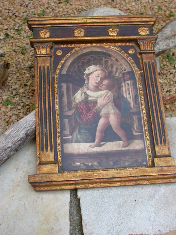 French 19 century antique wood religious sculpture Angel our lady sculpture gothic gold gilt ornate antique religious Baby virgin mary painting lithography French 19 century antique wood religious sculpture Angel our lady sculpture gothic gold gilt ornate antique religious Baby virgin mary painting lithography