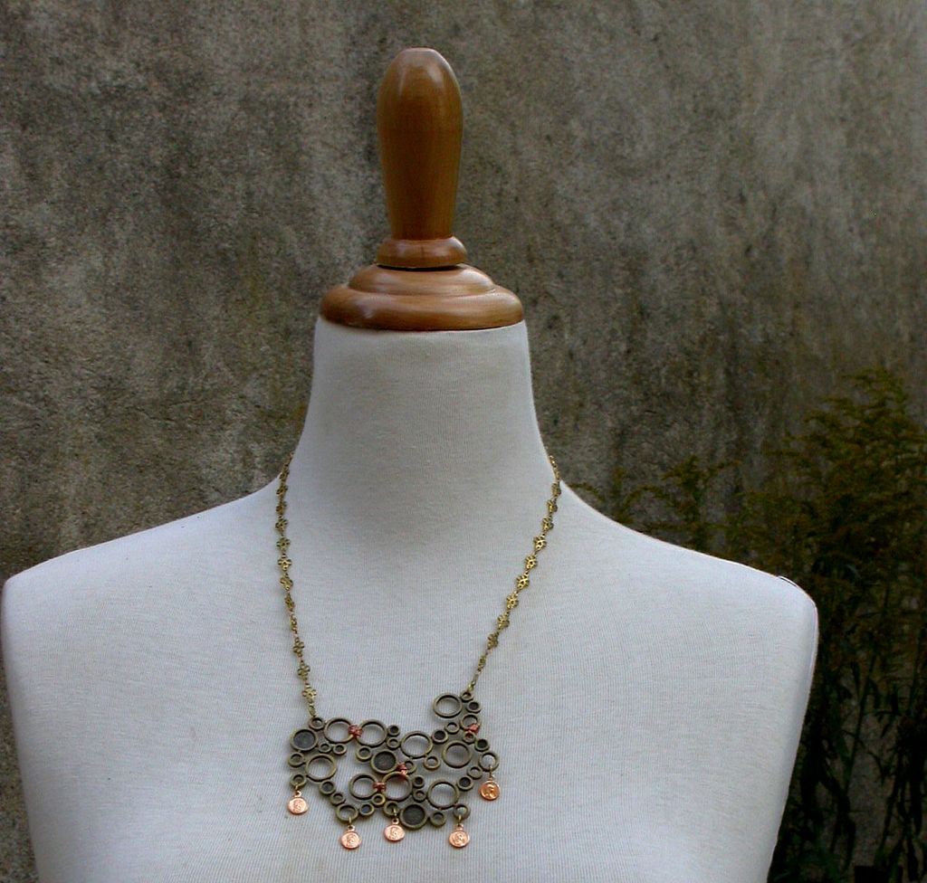 French vintage gold plated religious medal handmade solid brass heart flower chain necklace virgin mary bronze bubble pendant French vintage gold plated religious medal handmade solid brass heart flower chain necklace virgin mary bronze bubble pendant