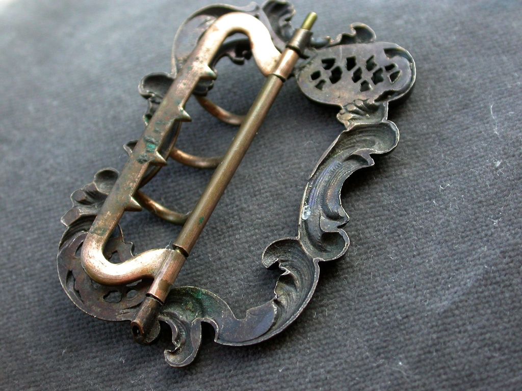 French antique bronze Bronze Belt Buckle angle Angel Michael & Dragon sword French antique bronze Bronze Belt Buckle angle Angel Michael & Dragon sword