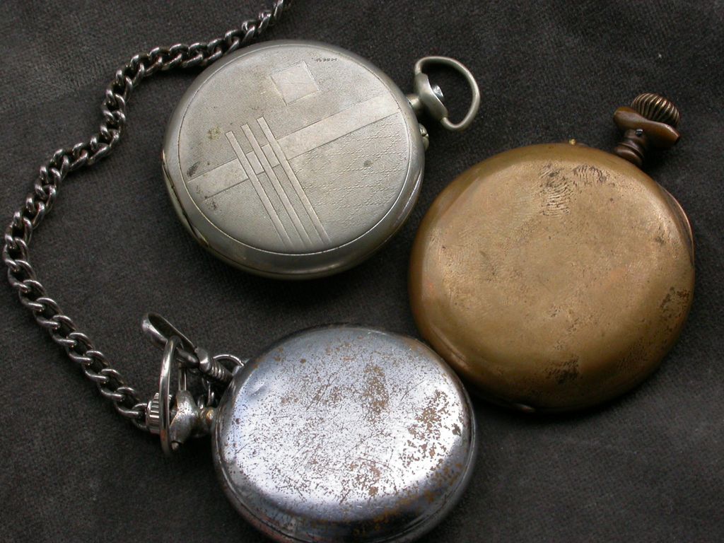 French vintage lot of 3pcs man pocket watch brass silver tone metal pocket watch French vintage lot of 3pcs man pocket watch brass silver tone metal pocket watch