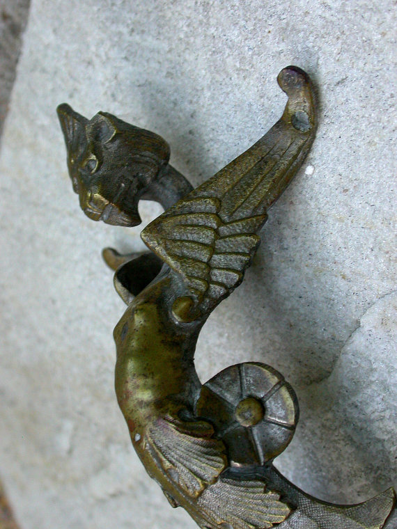 French antique 19th century solid bronze decoration antique dragon chimera lion bird snake goat dragon French antique 19th century solid bronze decoration antique dragon chimera lion bird snake goat dragon