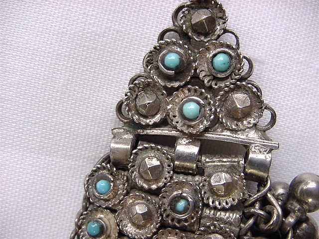ANTIQUE Heavy 1 of a Kind Sterling & Turquoise Collar Necklace- Museum Quality! ANTIQUE Heavy 1 of a Kind Sterling & Turquoise Collar Necklace- Museum Quality!