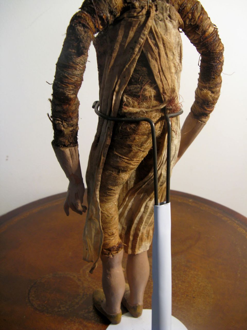 NEAPOLITAN Male Painted Terracotta and Wood CRECHE Figure NEAPOLITAN Male Painted Terracotta and Wood CRECHE Figure