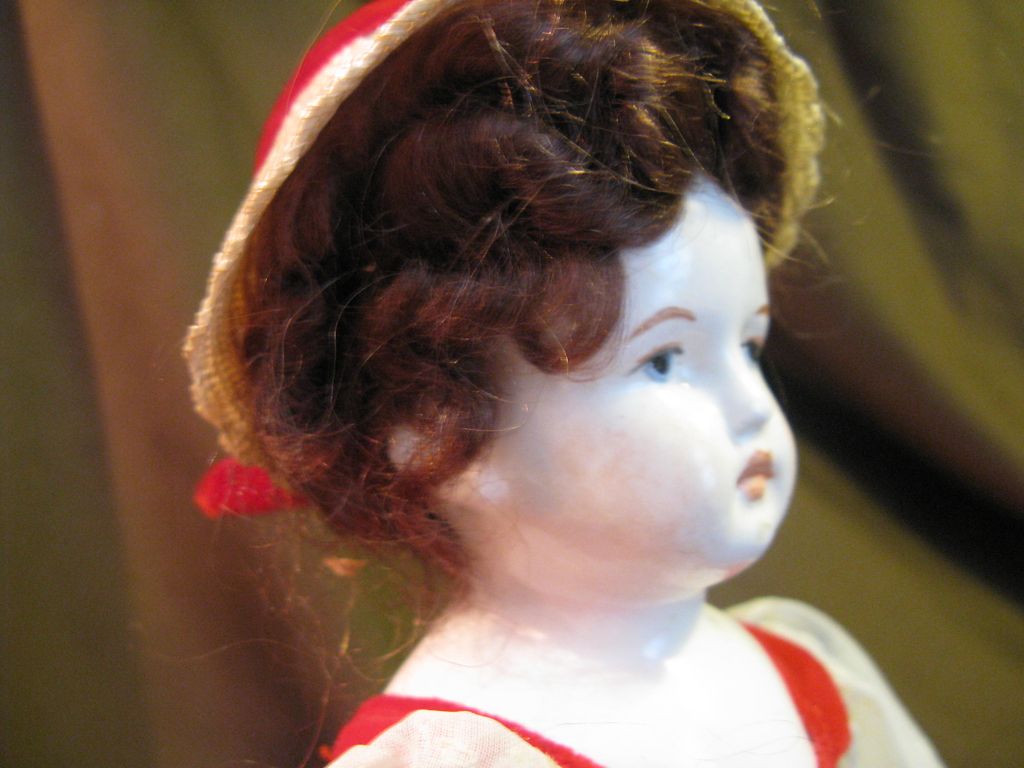 Early 1900's China Head Doll 9" Early 1900's China Head Doll 9"
