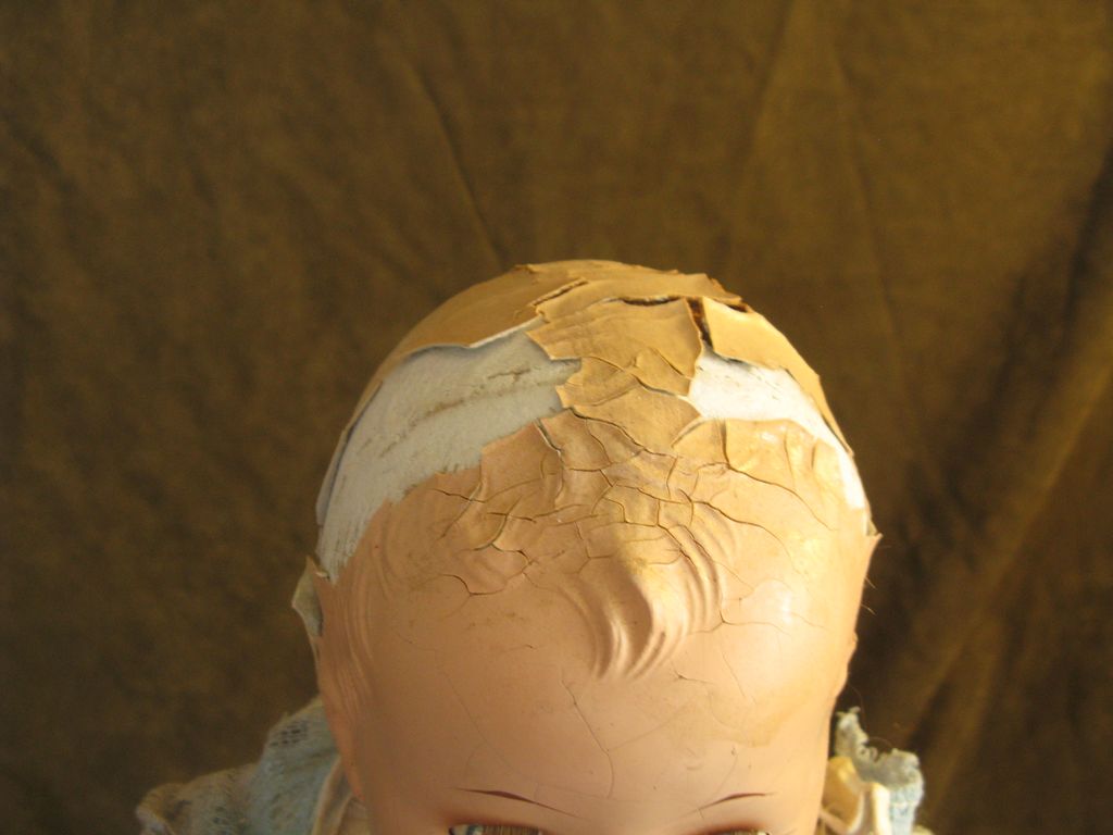 Horsman Composition Doll 20"- Brown Mohair -Original Dress, Bonnet Horsman Composition Doll 20"- Brown Mohair -Original Dress, Bonnet