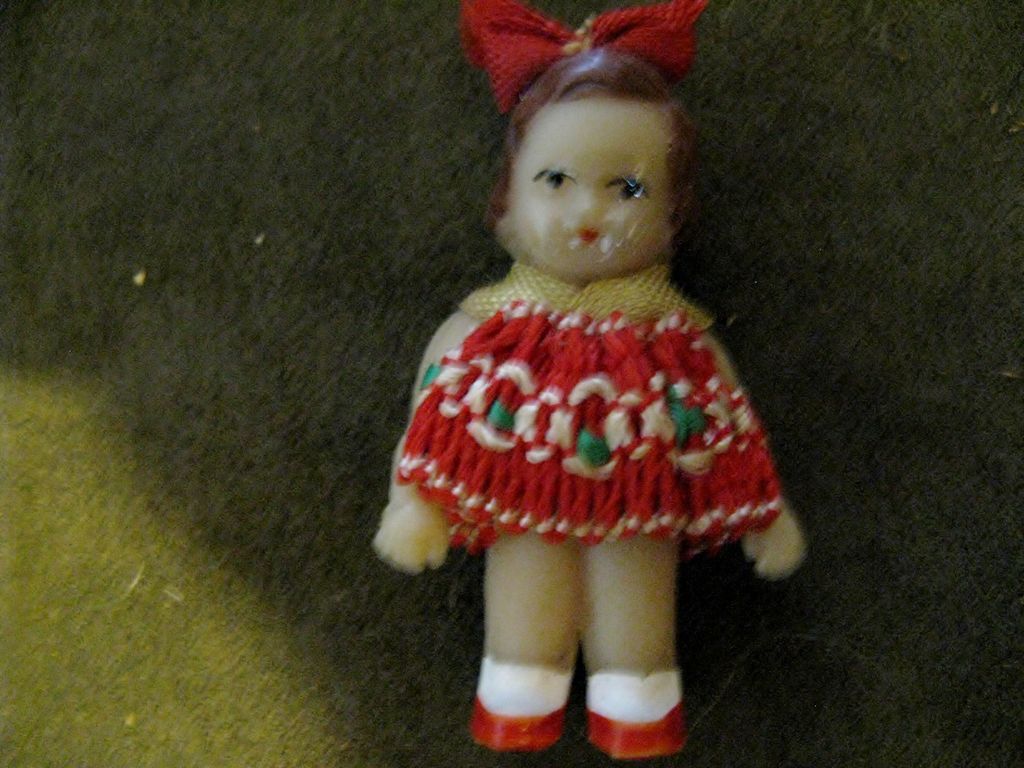 Vintage East German Miniature Rubber Doll (ARI) Vintage East German Miniature Rubber Doll (ARI)