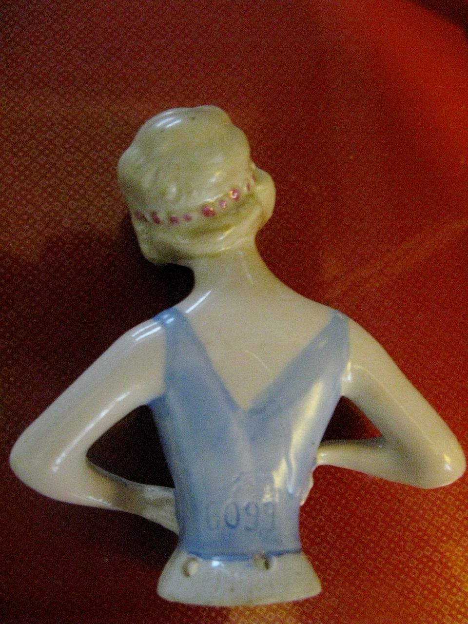 German Art Deco Flapper Half Doll German Art Deco Flapper Half Doll