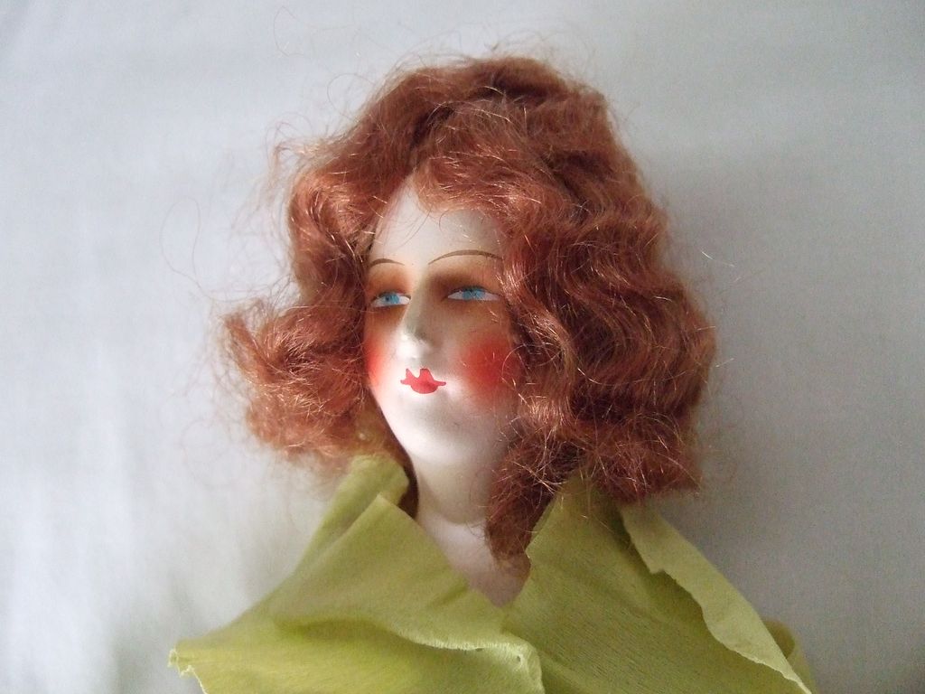 Half Doll in Original Crepe Clothing Half Doll in Original Crepe Clothing