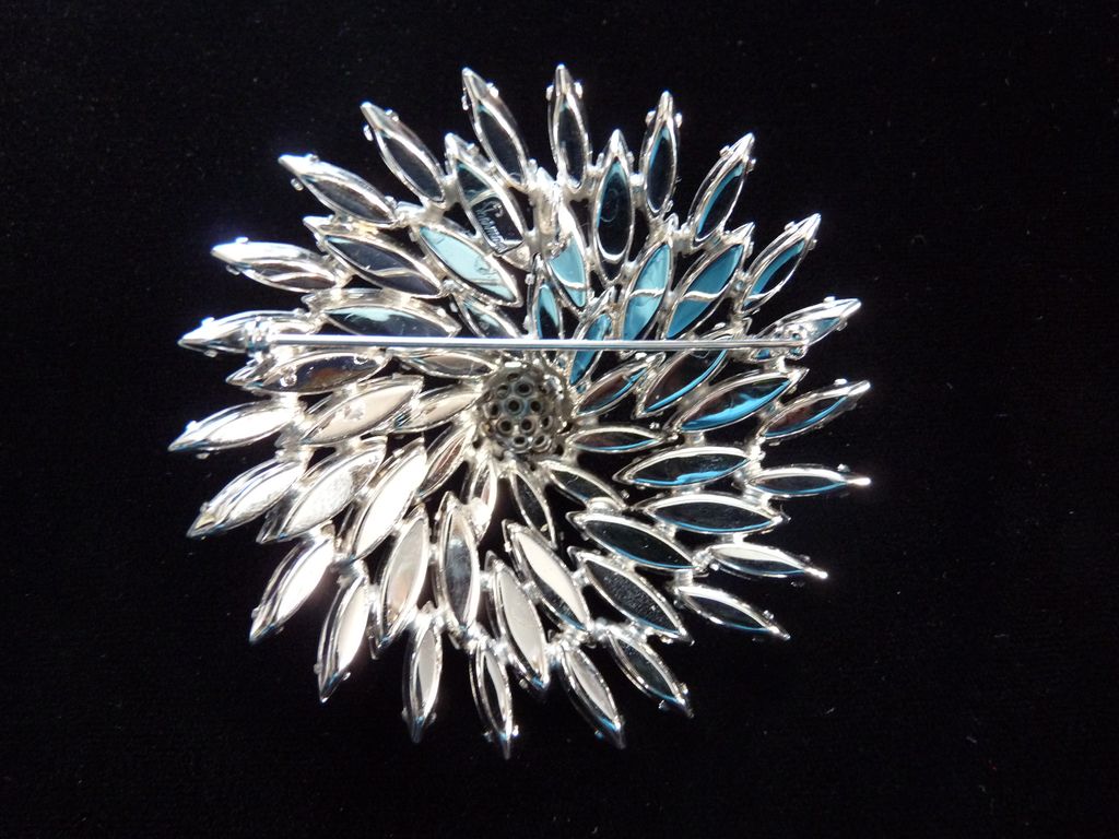 Extra Large Clear Domed Signed Sherman Pin Extra Large Clear Domed Signed Sherman Pin