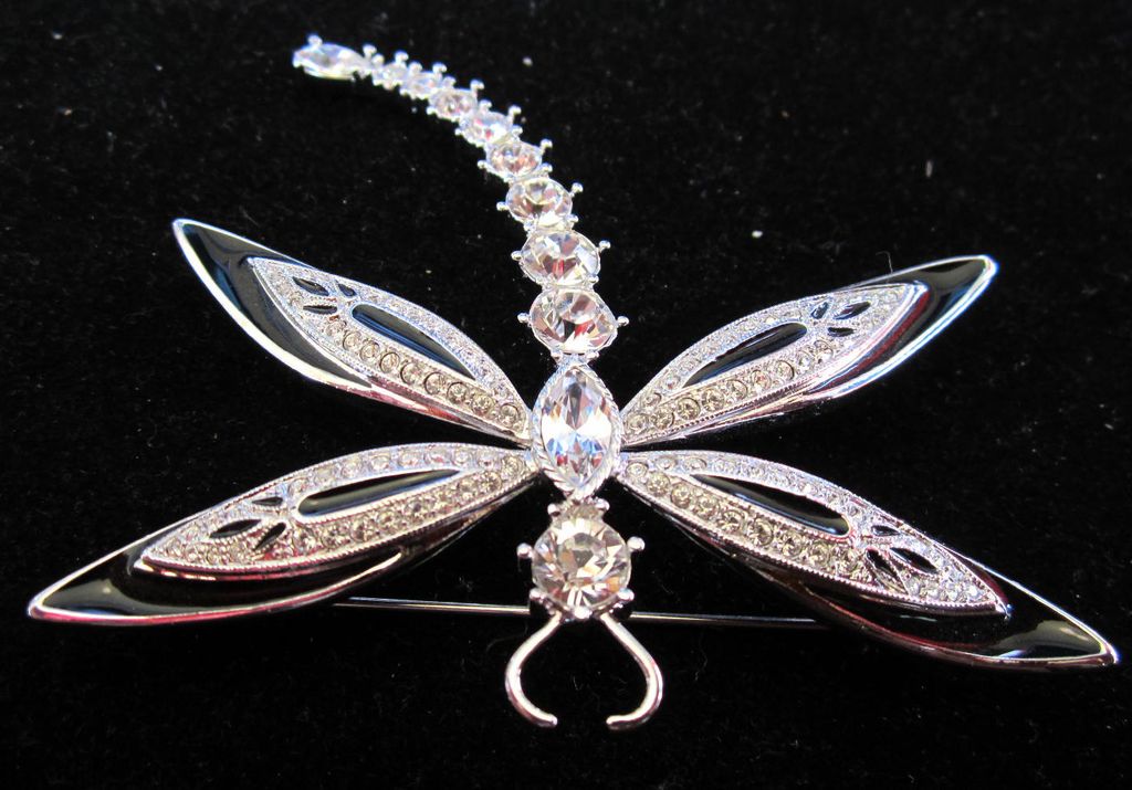 Vintage Carolee Dragonfly Brooch Pin Vintage Carolee Dragonfly Brooch Pin