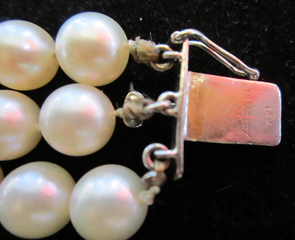 Vintage K. Lambert Art Deco Pearl Lab Created Spinel and Diamond Bracelet Vintage K. Lambert Art Deco Pearl Lab Created Spinel and Diamond Bracelet