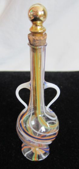 Vintage Art Deco Era Hand Blown Glass Perfume Bottle Made in Germany Vintage Art Deco Era Hand Blown Glass Perfume Bottle Made in Germany