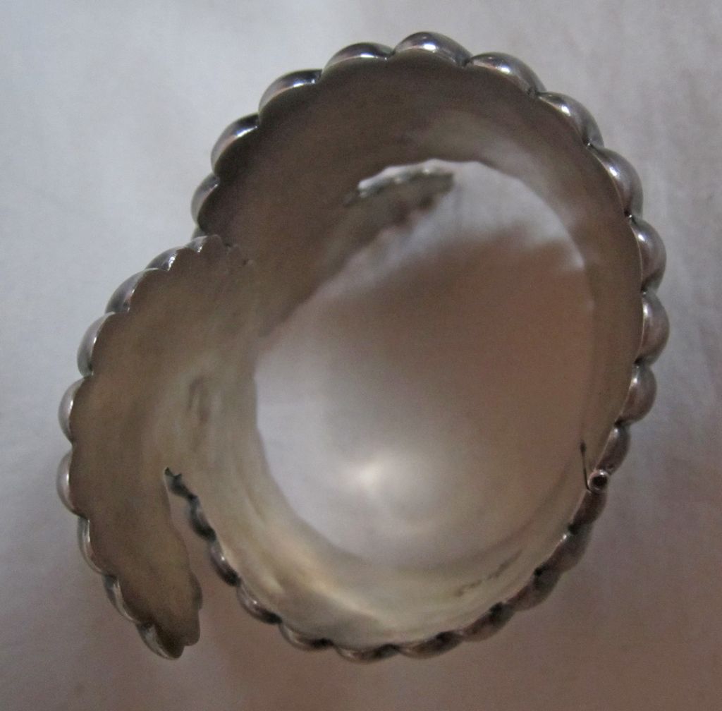 Vintage Signed Jorge Castillo Taxco Sterling Silver Hinged Cuff Clamper Bracelet Mexico Vintage Signed Jorge Castillo Taxco Sterling Silver Hinged Cuff Clamper Bracelet Mexico
