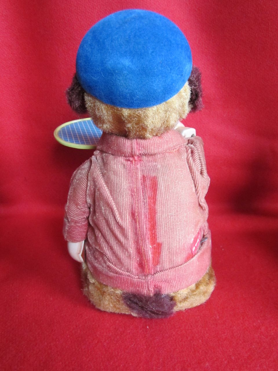 Vintage Line Mar Louis Marx & Co Tin Tennis Dog Toy Made In Japan Vintage Line Mar Louis Marx & Co Tin Tennis Dog Toy Made In Japan